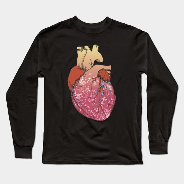 Heart 1 Long Sleeve T-Shirt by EveFarb